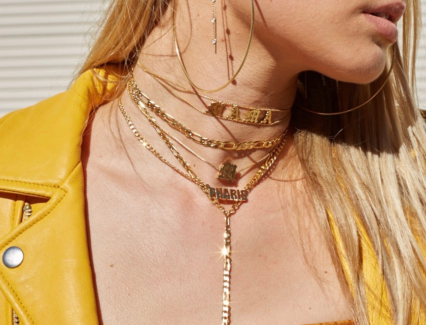 Mini Name Plate Necklace