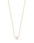 Dainty Diamond Bezel Necklace